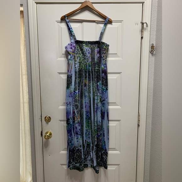 Style & Co., size 1X, light blue with black and a lot of other colors - Picture 2 of 4